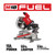 Milwaukee 2739-21HD M18 FUEL 12 in. Dual Bevel Sliding Compound Miter Saw Kit