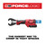 Milwaukee 2678-22K M18�FORCE LOGIC 6T Utility Crimping Kit with Kearney Grooves