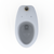 Toto Tornado Flush Commercial Flushometer Floor-Mounted Toilet, Elongated, Cotton White - CT725CU#01