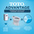 Toto Tornado Flush Commercial Flushometer Wall-Mounted Toilet, Elongated, Cotton White - CT728CU#01