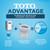 Toto Tornado Flush Commercial Flushometer Floor-Mounted Universal Height Toilet With Cefiontect, Elongated, Cotton White - CT725CUFG#01