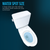 Toto Drake Two-Piece Round 1.28 GPF Universal Height Tornado Flush Toilet With Cefiontect, Cotton White - CST775CEFRG#01