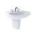 Toto Prominence Oval Wall-Mount Bathroom Sink With Cefiontect And Shroud For 8 Inch Center Faucets, Cotton White - LHT242.8G#01