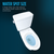 Toto Drake Two Piece Elongated Transitional Tornado Flush Toilet 1.28 GPF Less Seat in Cotton White