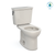 Toto Drake Transitional Two-Piece Round 1.28 GPF Universal Height Tornado Flush Toilet With Cefiontect, Sedona Beige - CST785CEFG#12