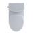 Toto Drake II 1G Two-Piece Round 1.0 GPF Universal Height Toilet With Cefiontect And Right-Hand Trip Lever, Cotton White - CST453CUFRG#01