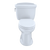 Toto Eco Dartmouth Two-Piece Elongated 1.28 GPF Universal Height Toilet, Cotton White - CST754EF#01
