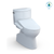 Toto Washlet+ Vespin II Two-Piece Elongated 1.28 GPF Toilet And Washlet+ C2 Bidet Seat, Cotton White - MW4743074CEFG#01