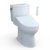 Toto Washlet+ Drake II 1G Two-Piece Elongated 1.0 GPF Toilet And Washlet+ C5 Bidet Seat, Cotton White - MW4543084CUFG#01