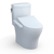 Toto Washlet+ Aquia IV Cube Two-Piece Elongated Dual Flush 1.28 And 0.9 GPF Toilet With C2 Bidet Seat, Cotton White - MW4363074CEMFGN#01