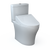 Toto Washlet+ Aquia IV Two-Piece Elongated Universal Height Dual Flush 1.28 And 0.9 GPF Toilet And Washlet C5 Bidet Seat, Cotton White - MW4463084CEMFGN#01