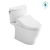 Toto Washlet+ Nexus 1G Two-Piece Elongated 1.0 GPF Toilet With C5 Bidet Seat, Cotton White - MW4423084CUFG#01