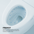 Toto Washlet+ Nexus One-Piece Elongated 1.28 GPF Toilet And Washlet C5 Bidet Seat, Cotton White - MW6423084CEFG#01