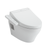 Toto Washlet+ EP Wall-Hung Elongated Toilet And Washlet C2 Bidet Seat And Duofit In-Wall 0.9 And 1.28 GPF Dual-Flush Tank System, Matte Silver - CWT4283074CMFG#MS