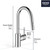 Grohe 31479001 Concetto Single-Handle Pull Down Bar Faucet 1.75 GPM In Starlight Chrome Finish