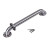 Dearborn DB8918 1-1/2" X 18" Stainless Steel Grab Bar W/ Concealed Flange: Satin Finish