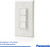 Panasonic FV-WCSW41-W EcoSwitch 4-Function On/Off Wall Switch - Wall Light and Fan Switch - White