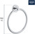 Grohe Essentials 403652431 8" Towel Ring in Matte Black