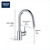 Grohe Concetto 326652433 Concetto Single-Handle Pull-Down Kitchen Faucet Dual Spray 1.75 GPM in Matte Black