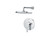 Grohe Lineare 1025190000 Lineare Pressure Balance Valve Shower Only Combo in Grohe Chrome