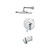 Grohe Lineare 1025240000 Lineare Pressure Balance Valve Tub/Shower Combo in Grohe Chrome