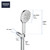 Grohe Rainshower 26604000 Hand Shower Kit - 3 Sprays, 1.75 gpm in Grohe Chrome
