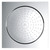 Grohe Rainshower 26872000 10" Shower Head - 1 Spray, 2.5 gpm in Grohe Chrome