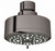 Grohe Tempesta 26043A01 100 Shower Head, 4" - 4 Sprays, 1.75 gpm in Grohe Hard Graphite