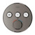 Grohe Grohtherm 29138A00 Triple Function Thermostatic Valve Trim in Grohe Hard Graphite