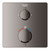 Grohe Grohtherm 24111A00 Dual Function 2-Handle Thermostatic Valve Trim in Grohe Hard Graphite