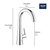 Grohe Zedra 30026DC2 Single-Handle Beverage Faucet (Cold Water Only) with Filtration 1.75 GPM in Grohe Supersteel