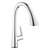 Grohe Zedra 30205002 Single-Handle Pull Down Kitchen Faucet Triple Spray 1.75 GPM with Touch Technology in Grohe Chrome
