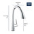 Grohe Zedra 30205DC2 Single-Handle Pull Down Kitchen Faucet Triple Spray 1.75 GPM with Touch Technology in Grohe Supersteel