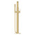 Grohe Lineare 23792GN1 Single-Handle Freestanding Tub Faucet with 1.75 GPM Hand Shower in Grohe Brushed Cool Sunrise