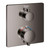 Grohe Grohtherm 24110A00 Single Function 2-Handle Thermostatic Valve Trim in Grohe Hard Graphite