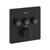 Grohe Grohtherm 291422430 Triple Function Thermostatic Valve Trim in Matte Black