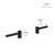 Grohe Atrio 142162430 Lever Handles (Pair) in Matte Black