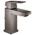 Grohe Eurocube 23129A0A Single Hole Single-Handle S-Size Bathroom Faucet 1.2 GPM in Grohe Hard Graphite