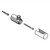 Grohe Repair Parts 48095000 Shower Bar Holder in Grohe Chrome