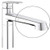 Grohe Repair Parts 46710000 Pull-Out Spray in Grohe Chrome