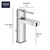 Grohe Plus 33170003 Single Hole Single-Handle S-Size Bathroom Faucet 1.2 GPM in Grohe Chrome