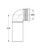 Grohe Repair Parts 42327000 PP-Outlet Elbow (DN 90) in Grohe Chrome