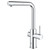 Grohe Blue 31608002 Single-Handle Pull-Out Kitchen Faucet Single Spray 1.75 GPM With Chilled & Sparkling Water in Grohe Chrome