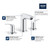 Grohe Eurosmart 20294003 8-inch Widespread 2-Handle S-Size Bathroom Faucet 1.2 GPM in Grohe Chrome