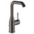 Grohe Essence 23486A0A Single Hole Single-Handle L-Size Bathroom Faucet 1.2 GPM in Grohe Hard Graphite