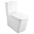 Grohe Eurocube 39661000 Two-Piece Dual Flush Right Height Elongated Toilet With Seat in Grohe Alpine White