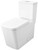 Grohe Eurocube 39661000 Two-Piece Dual Flush Right Height Elongated Toilet With Seat in Grohe Alpine White