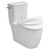 Grohe Essence 39675000 Two-piece Right height Elongated Toilet with seat, Left-Hand Trip Lever in Grohe Alpine White