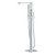 Grohe Allure 25222EN1 Allure Single-Handle Freestanding Tub Faucet with 1.75 GPM Hand Shower in Grohe Brushed Nickel