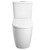 Grohe Essence 39674000 Two-piece Dual Flush Right Height Elongated Toilet with seat in Grohe Alpine White